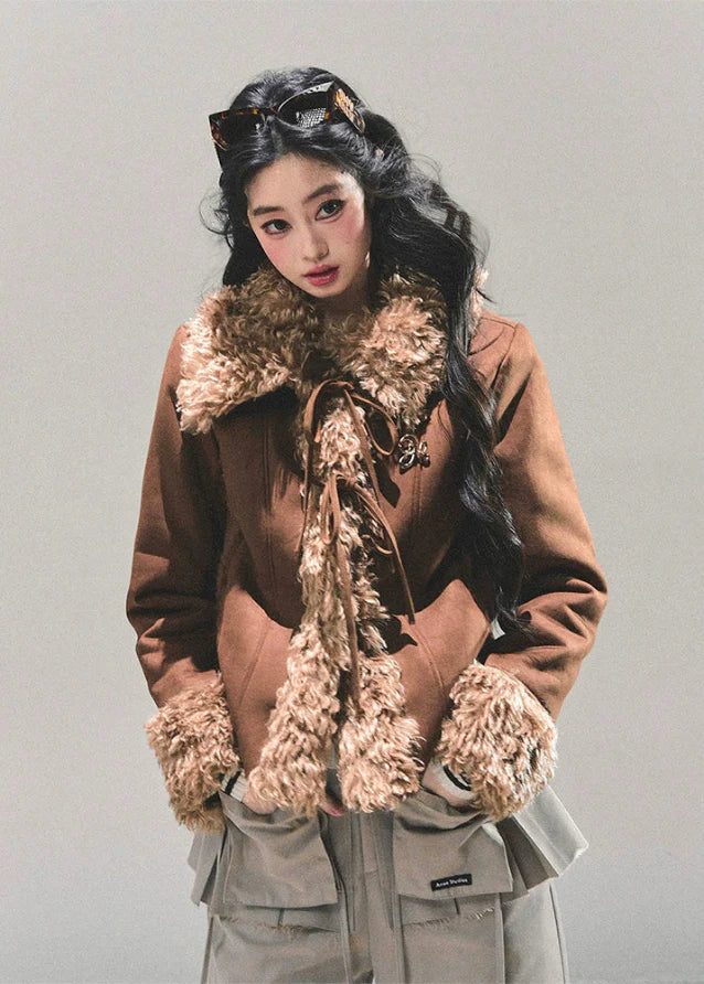 Winter Melt French Fur Jacket