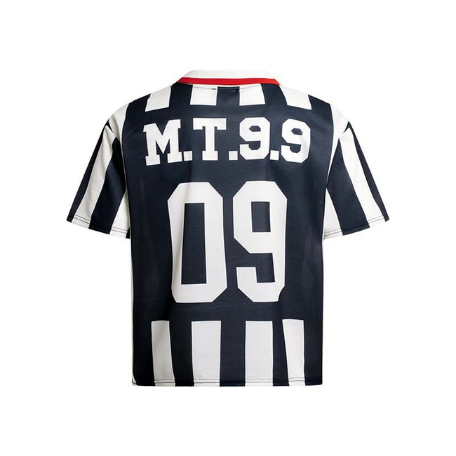 Vintage Letter Stripe Polo Jersey Main Image