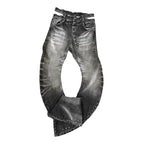 【26s Jan.】Blade-Washed Curved Fit Stretch Denim Jeans