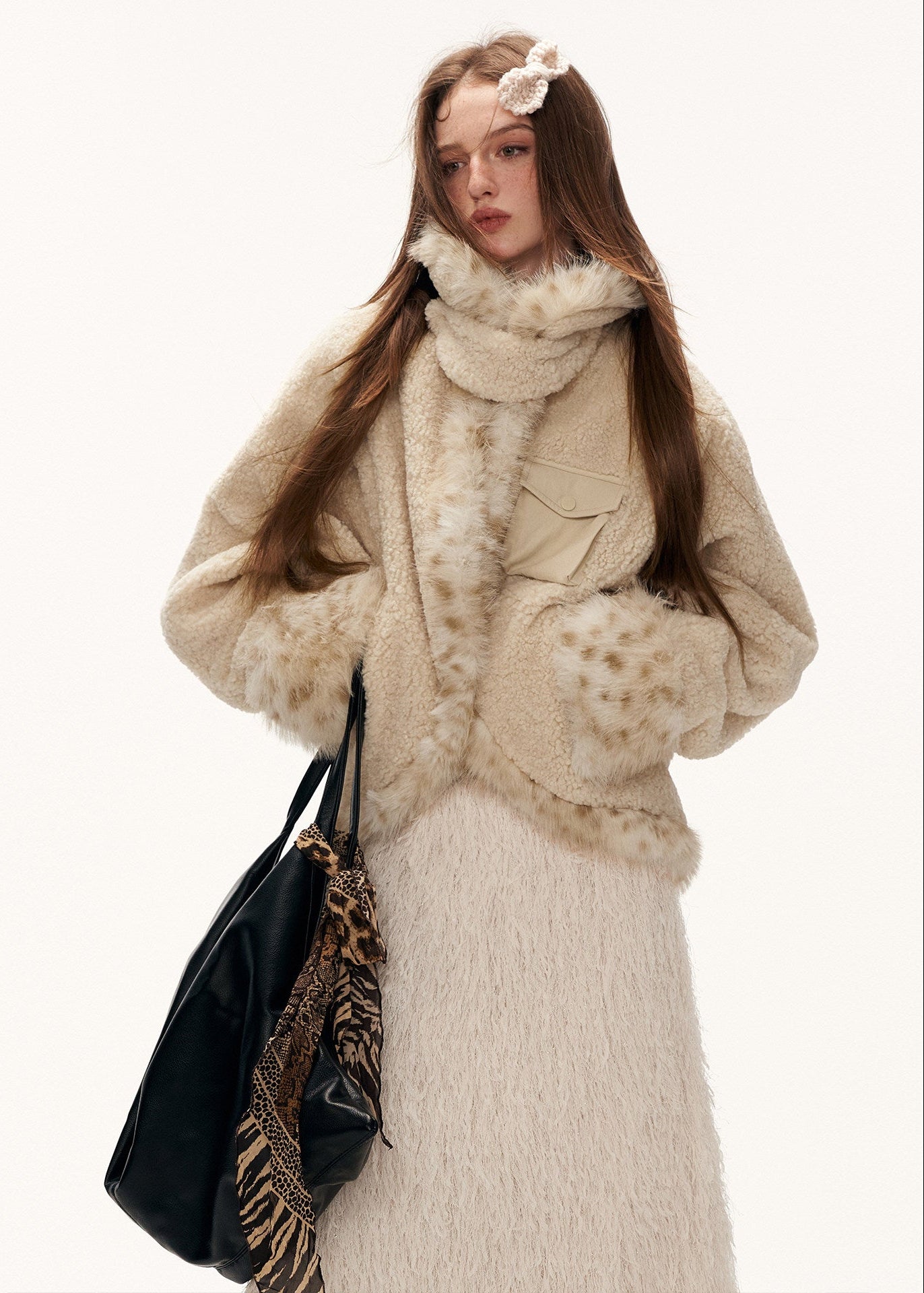 Batwing Lamb Fleece Jacket