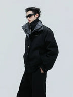 【25s Nov.】Washed Striped Thickened Cotton Coat