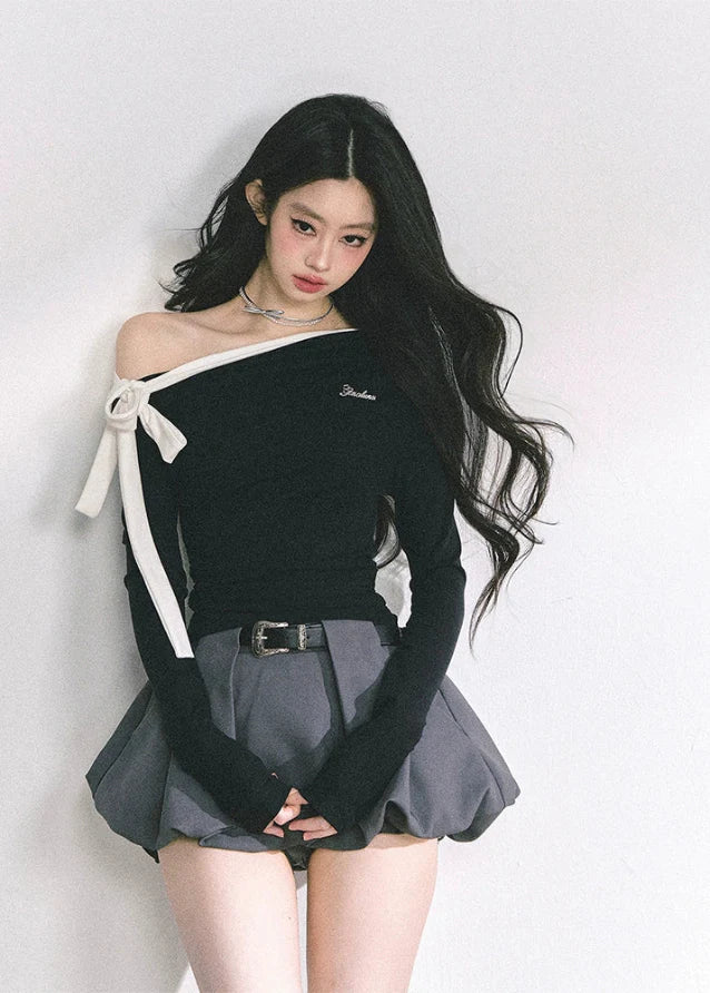 Mon Amour Tie Long Sleeve