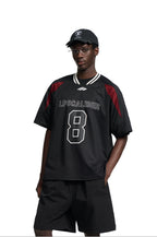 Retro Number Contrast Jersey Tee