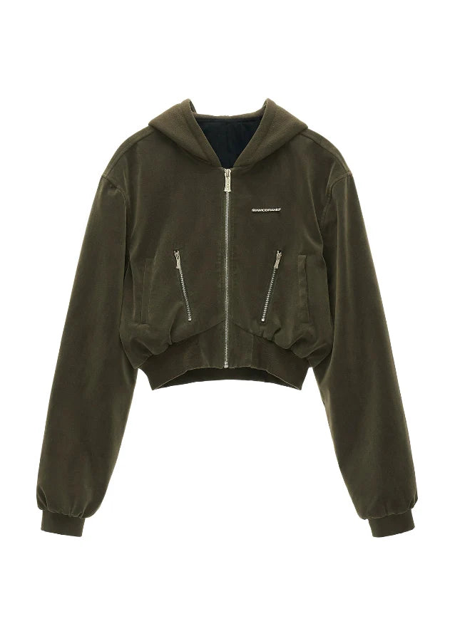 Nubuck Crop Jacket