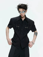 【26s Apr.】Pleated Waist Structured Shirt