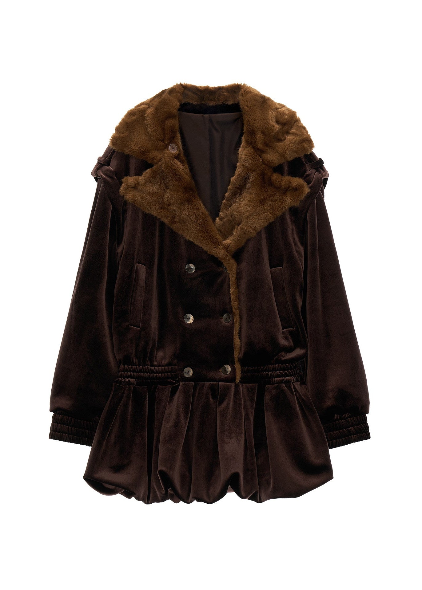 Bloom Hem Fleece Jacket Dress