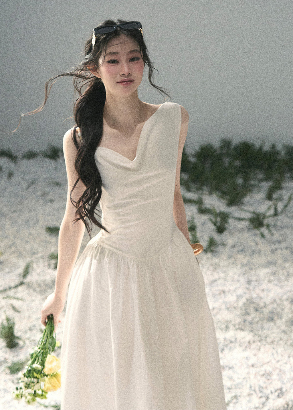 Moonlight Sonata Cotton Maxi Dress
