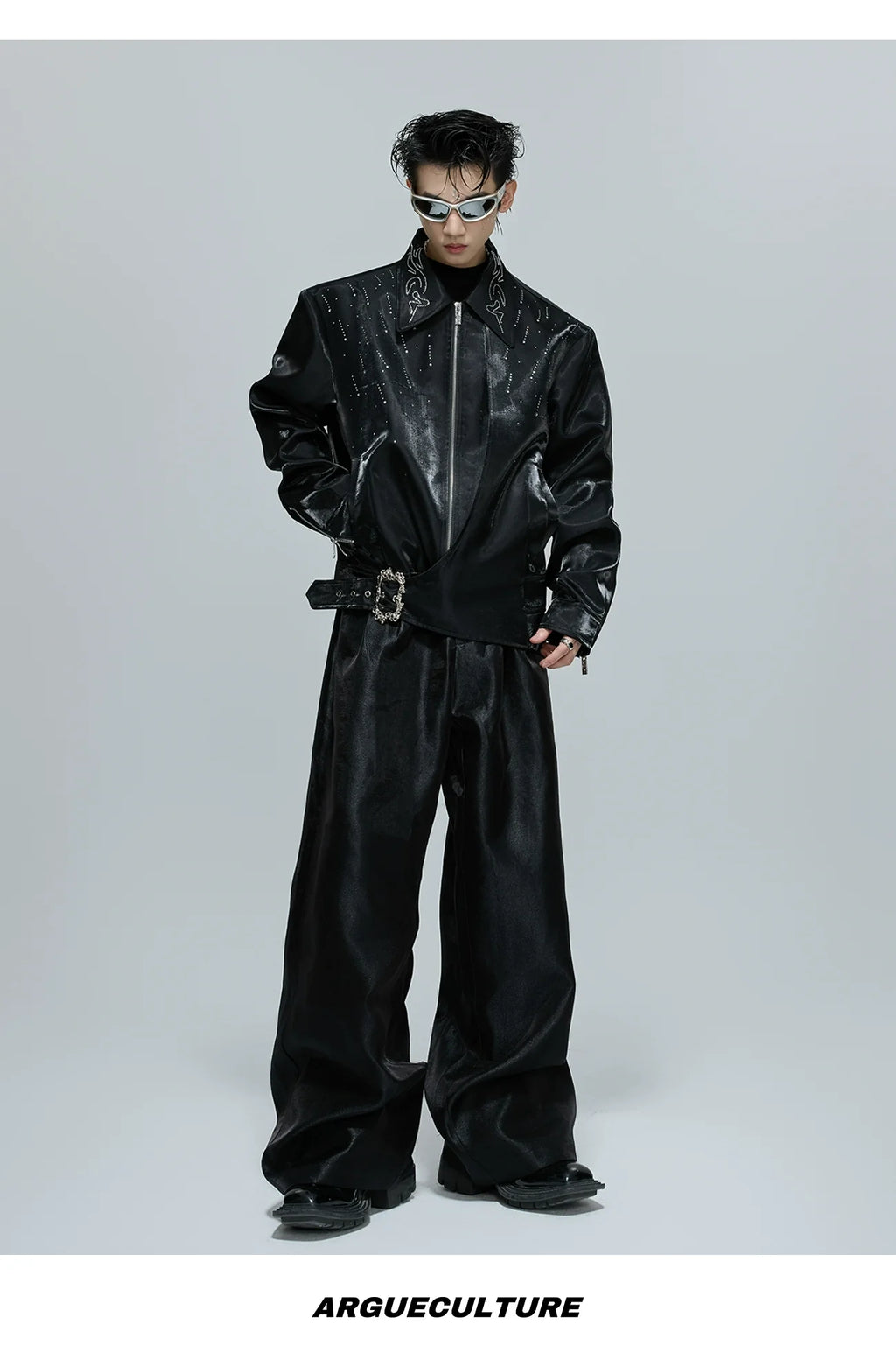 【25s Oct.】Stars* Matte Rhinestone Shiny Jacket
