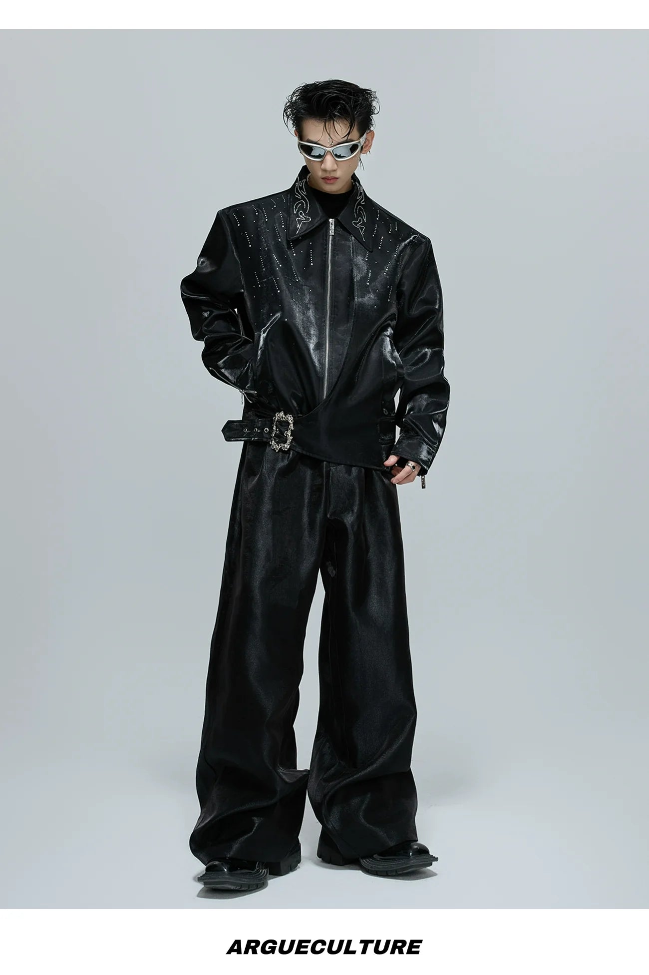 【25s Oct.】Stars* Matte Rhinestone Shiny Jacket