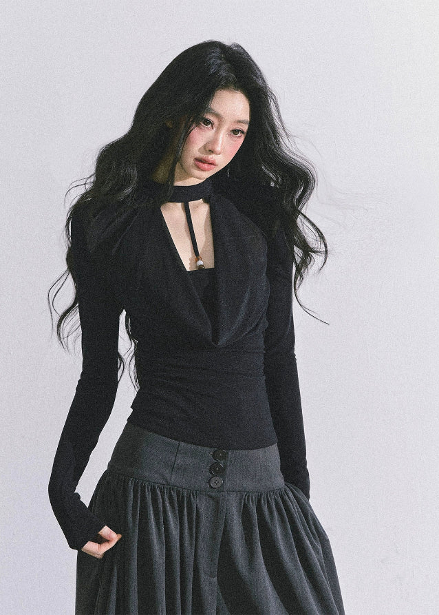 Midnight Drape Allure Top