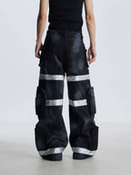 【25s Aug.】Street Dirty Dyed Multi-pocket Jeans