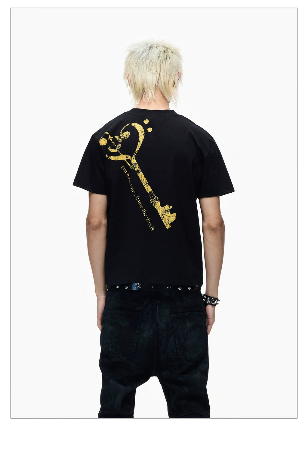 Vintage Rock Band Graphic Cropped Tee