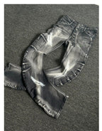 【26s Jan.】Blade-Washed Curved Fit Stretch Denim Jeans