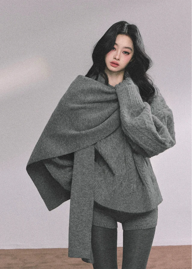 Maison Lumière Luxe Knit Three-Piece Set