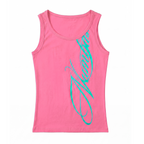 Script Graphic Compression Tank Top