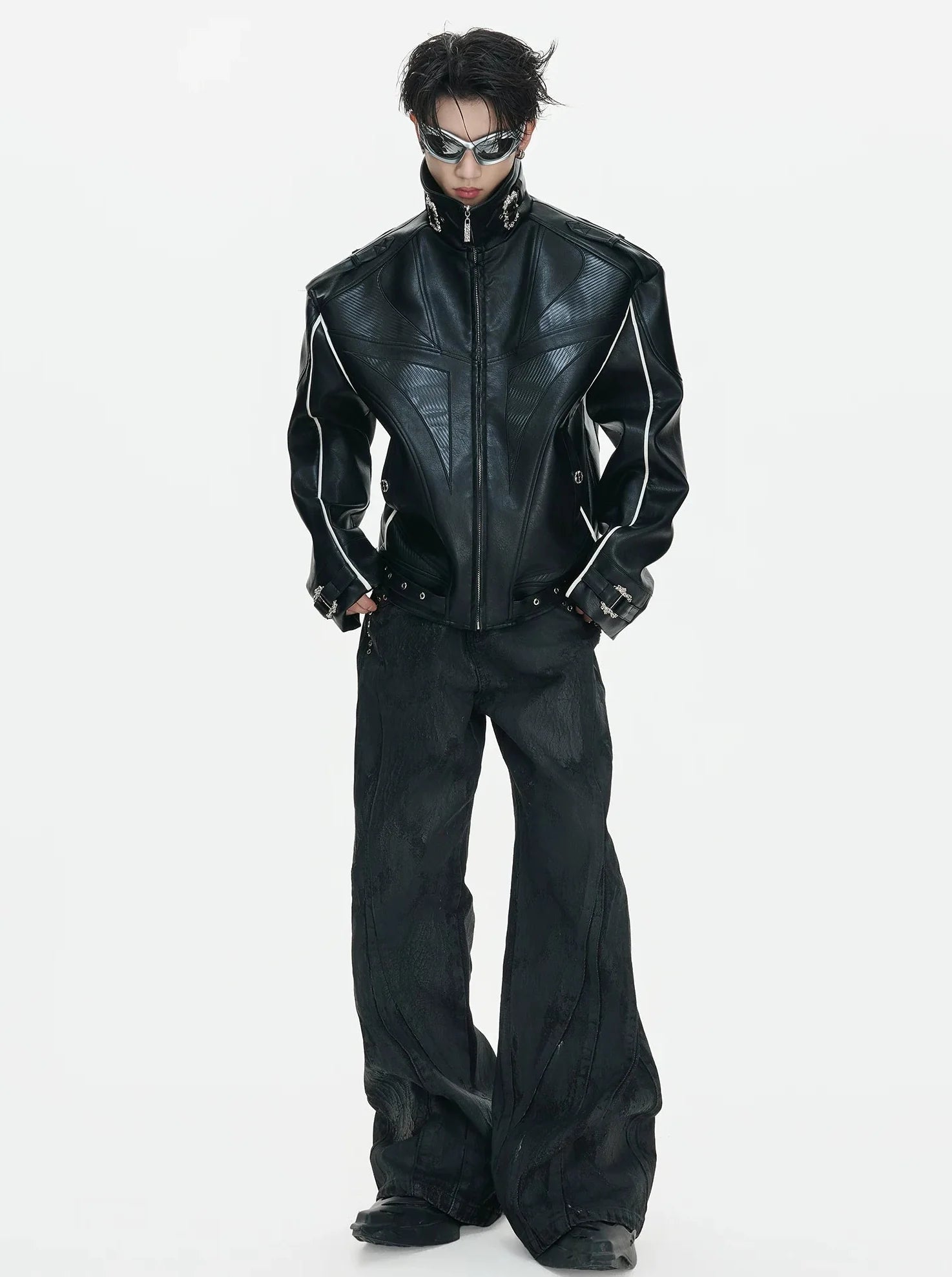 【26s Mar.】Carbon-Boned Royal Buckle Leather Jacket