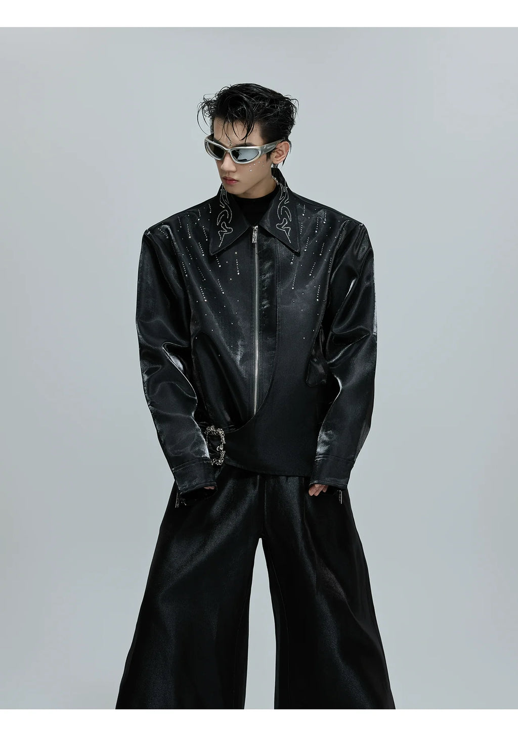 【25s Oct.】Stars* Matte Rhinestone Shiny Jacket