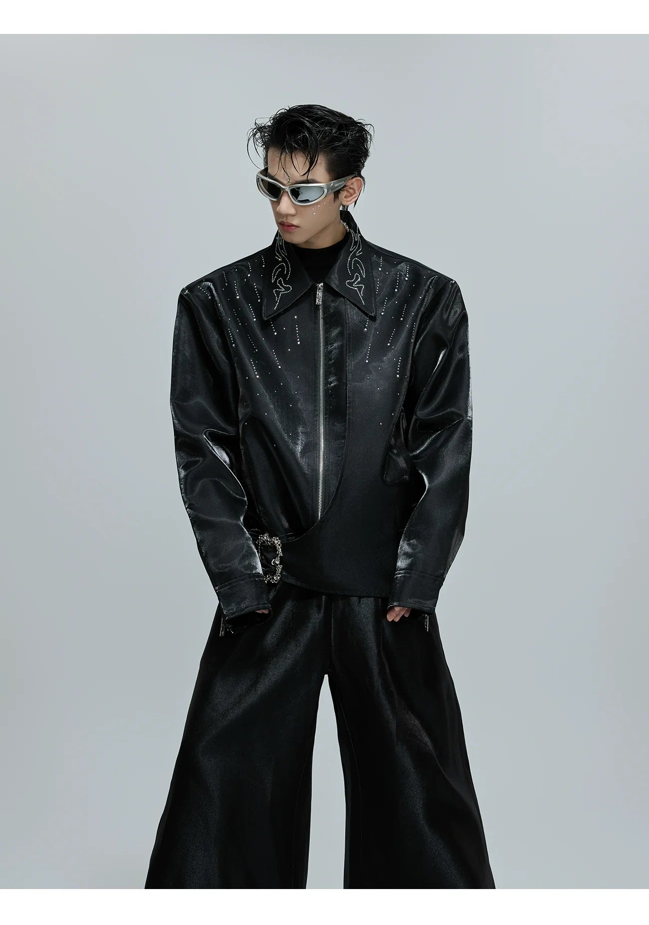 【25s Oct.】Stars* Matte Rhinestone Shiny Jacket
