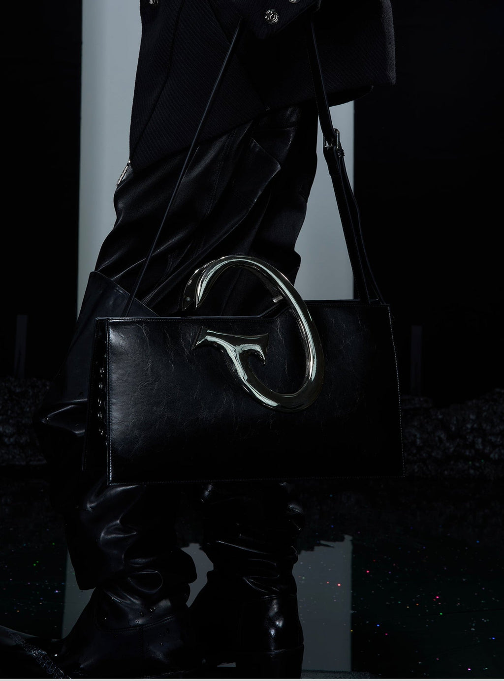 3D Relief Light Luxury Handbag Crossbody Bag