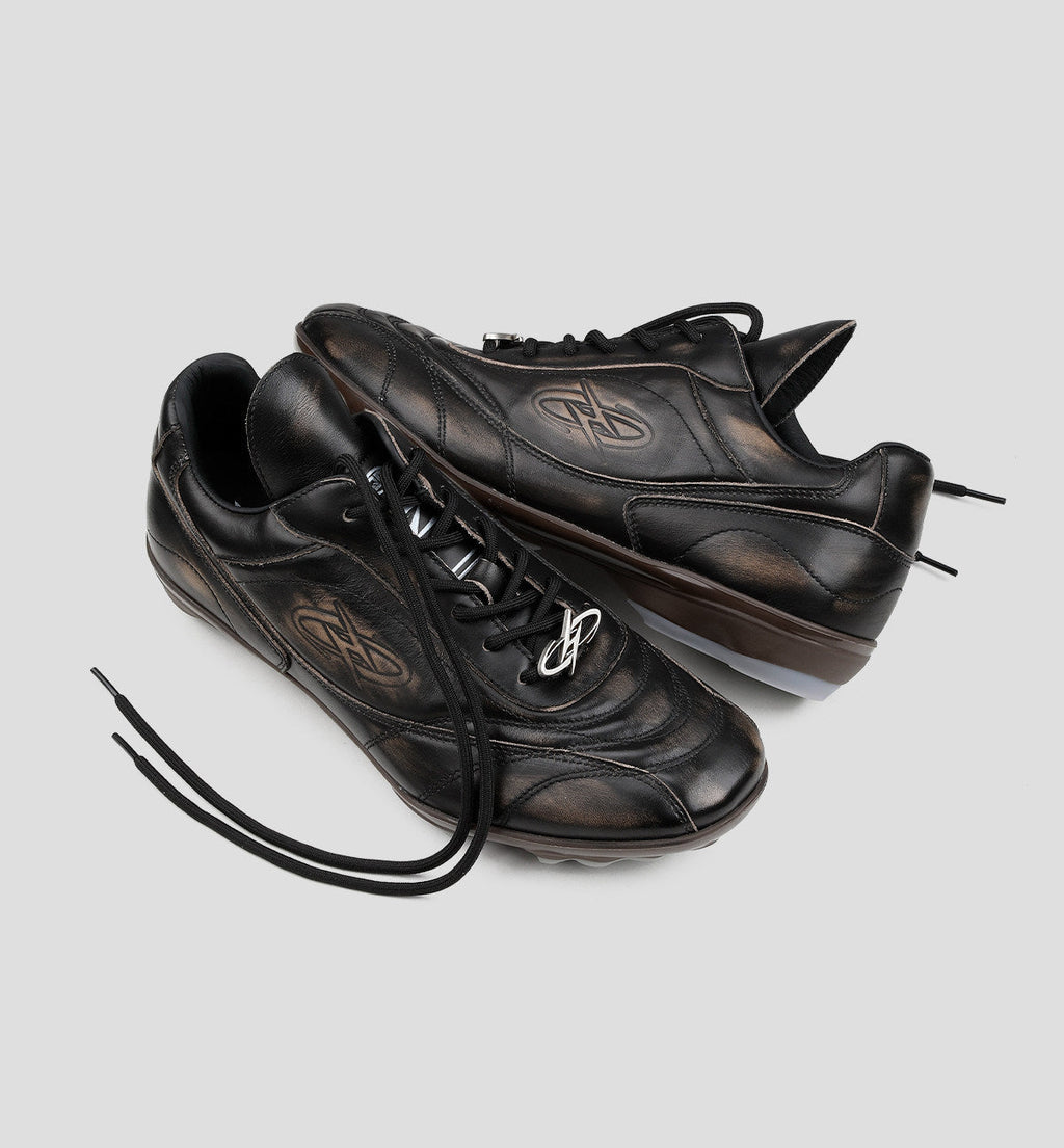 Retro-style Versatile Leather Soccer Shoes
