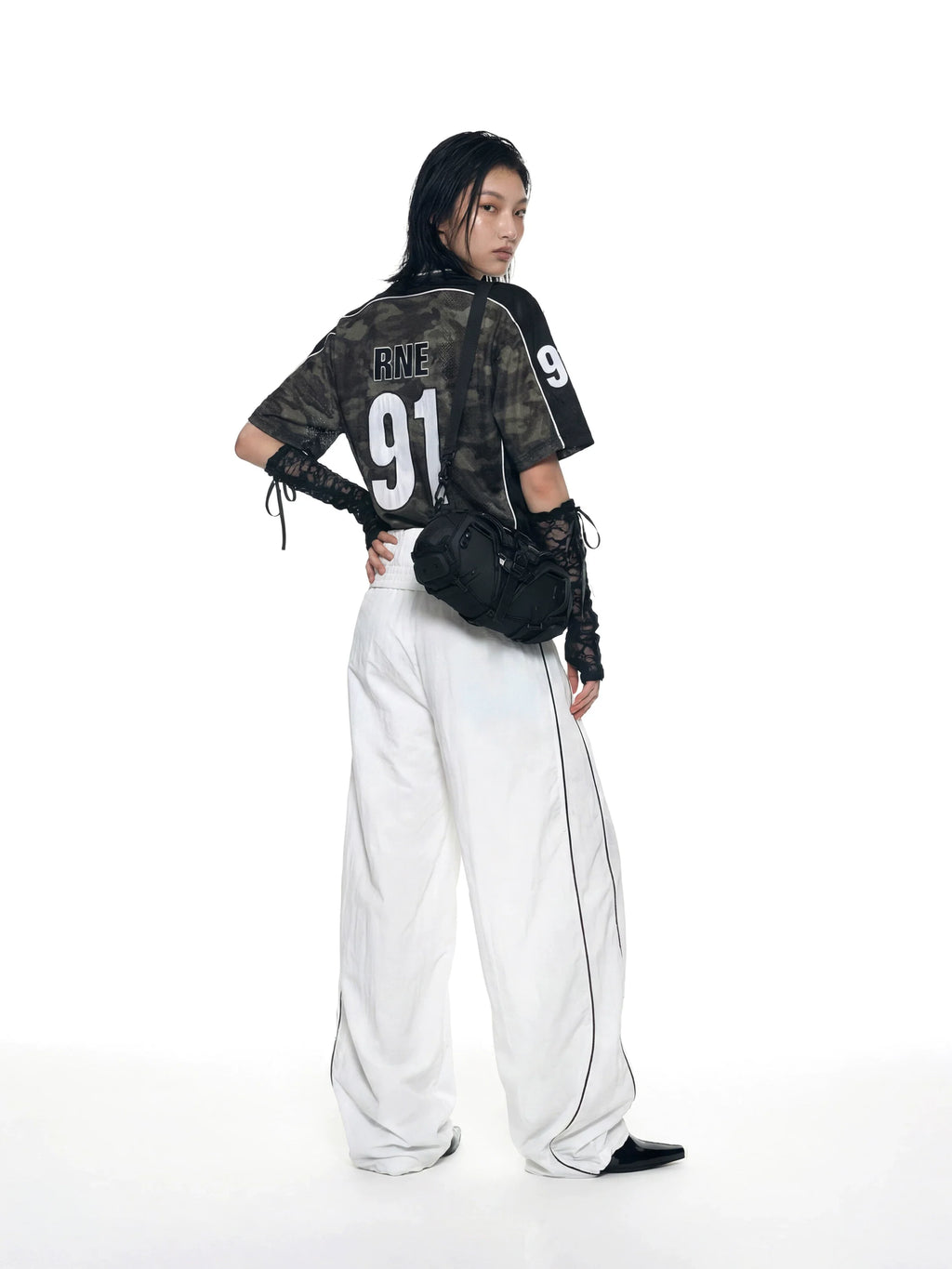 Camo Panel Jersey Street Tee