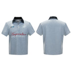 Contrast Sequin Polo Tee