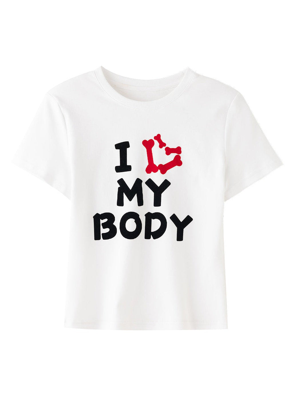 I Love My Body Cropped Tee