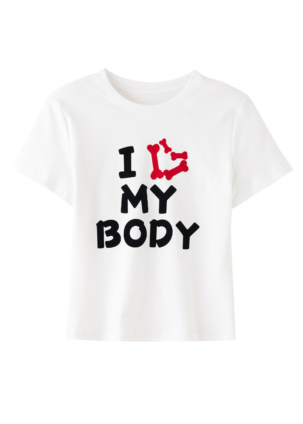 I Love My Body Cropped Tee