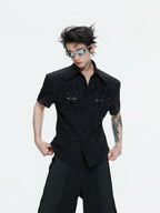 【26s Apr.】Pleated Waist Structured Shirt