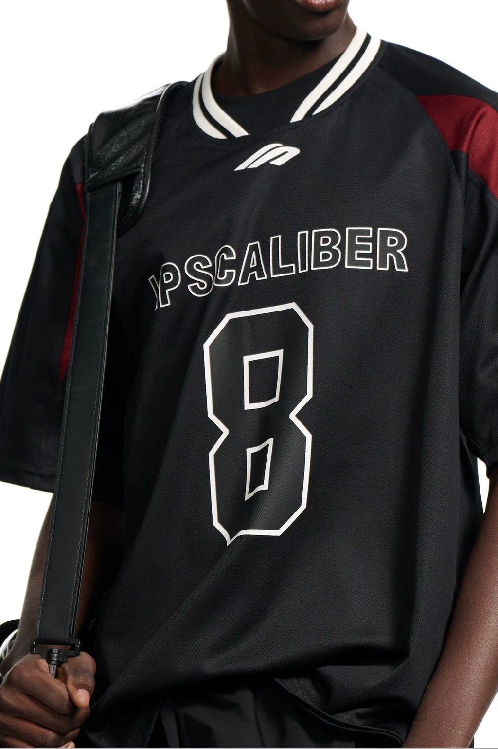 Retro Number Contrast Jersey Tee