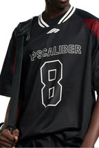Retro Number Contrast Jersey Tee