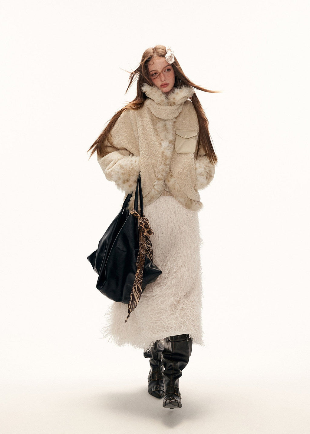 Batwing Lamb Fleece Jacket