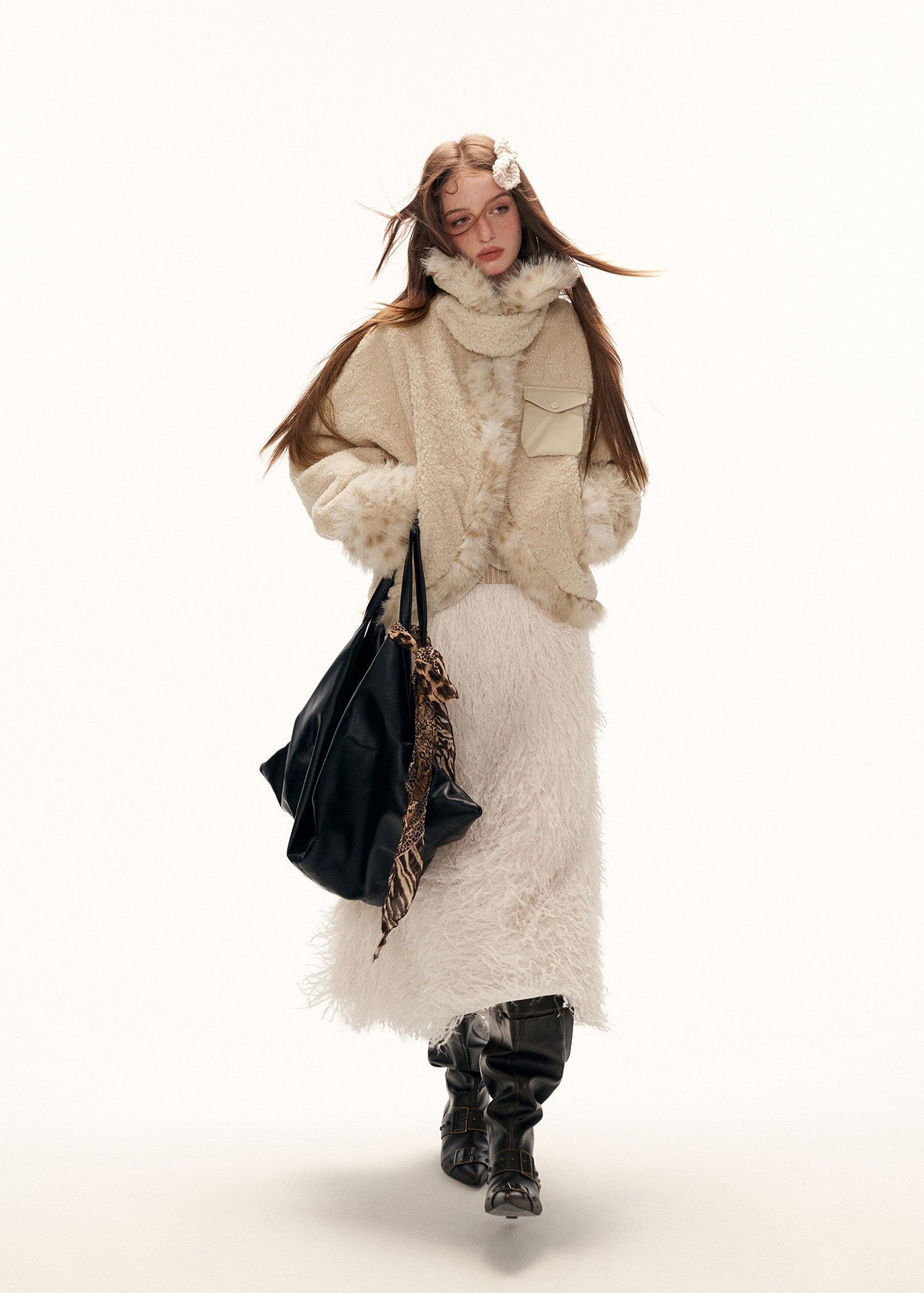Batwing Lamb Fleece Jacket