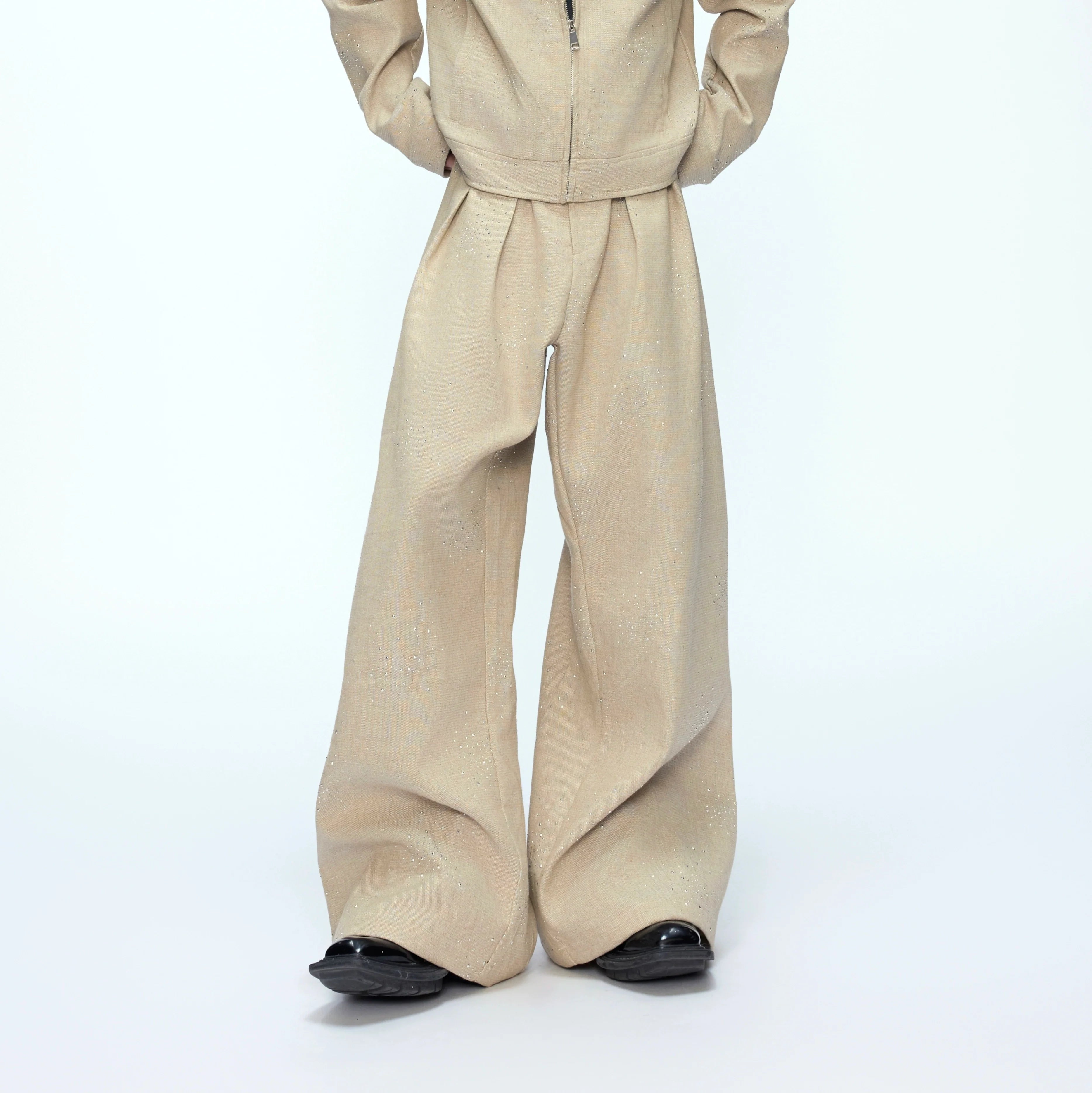【25s Sep.】"Starlight" Hot-drilled Sequined Jacket/pants