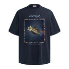Apple Star Graphic Oversized Tee