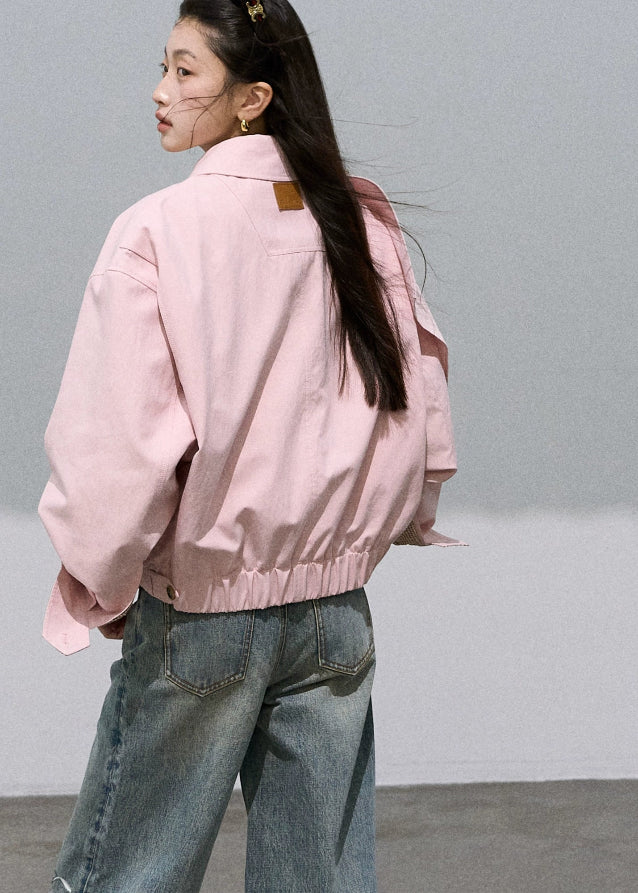 Flowing Color Palette  Detachable Wrap Short Jacket Main Image