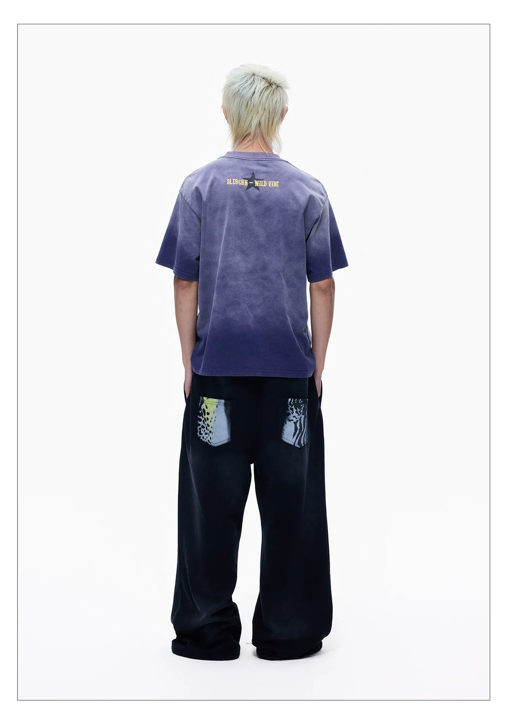 Double Waist Leopard Panel Sweatpants
