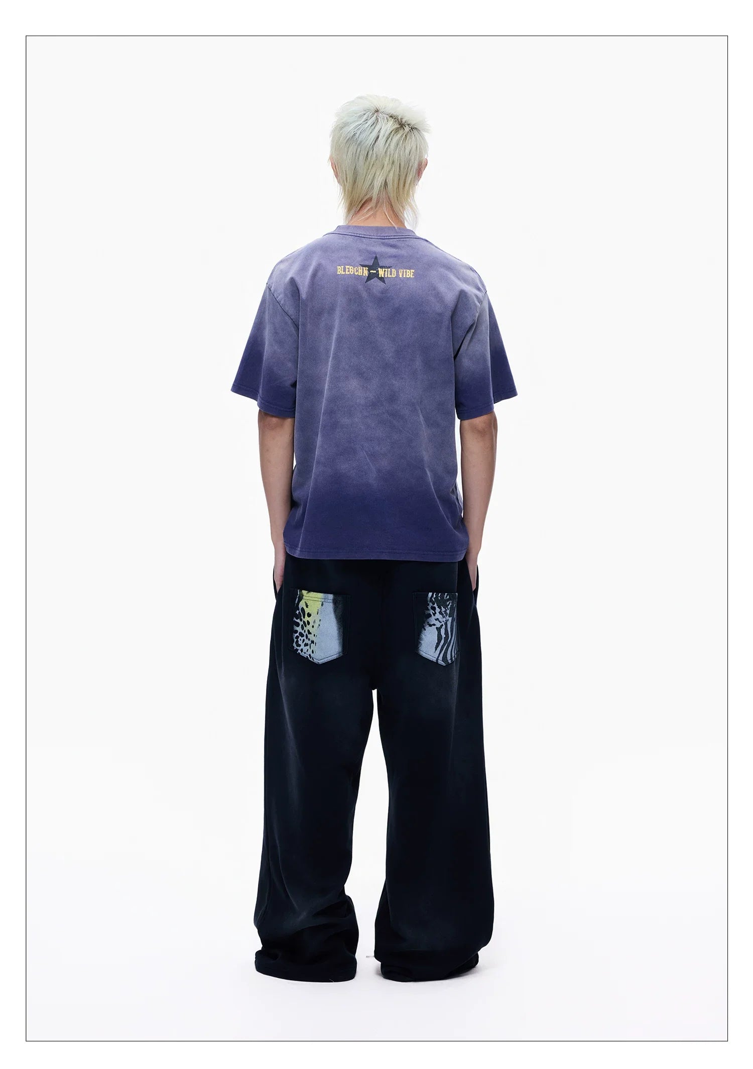 Double Waist Leopard Panel Sweatpants