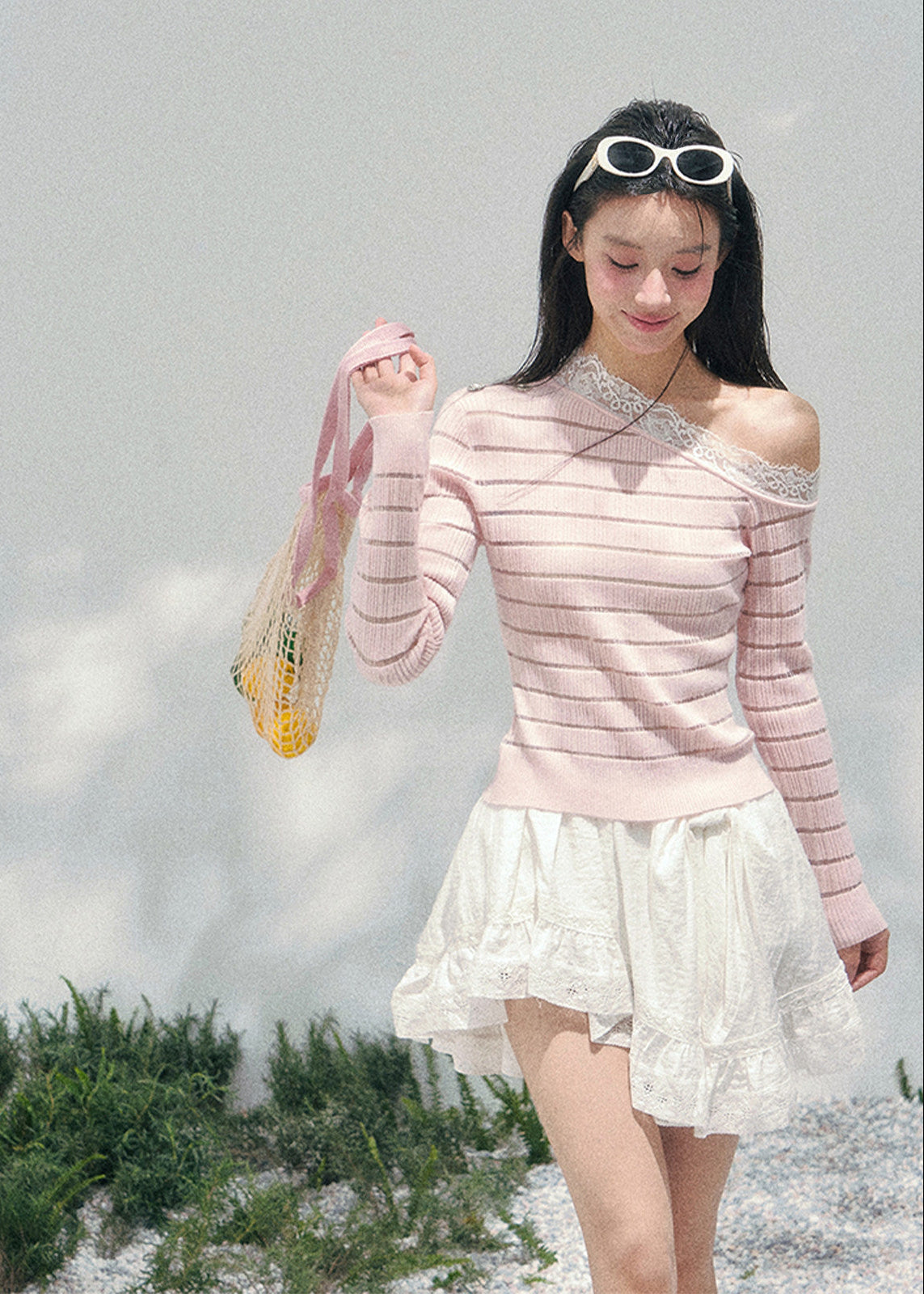 Regard Doux Asymmetric Knit