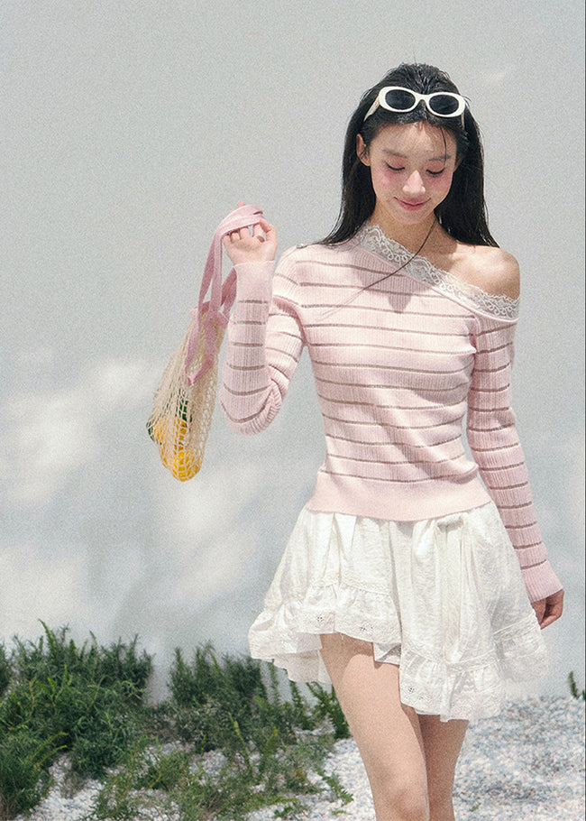 Regard Doux Asymmetric Knit Main Image