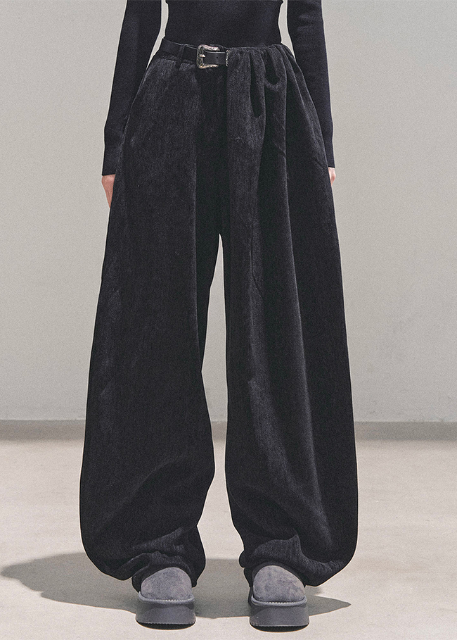 Twilight Drift Plush Wide-Leg Pants Main Image