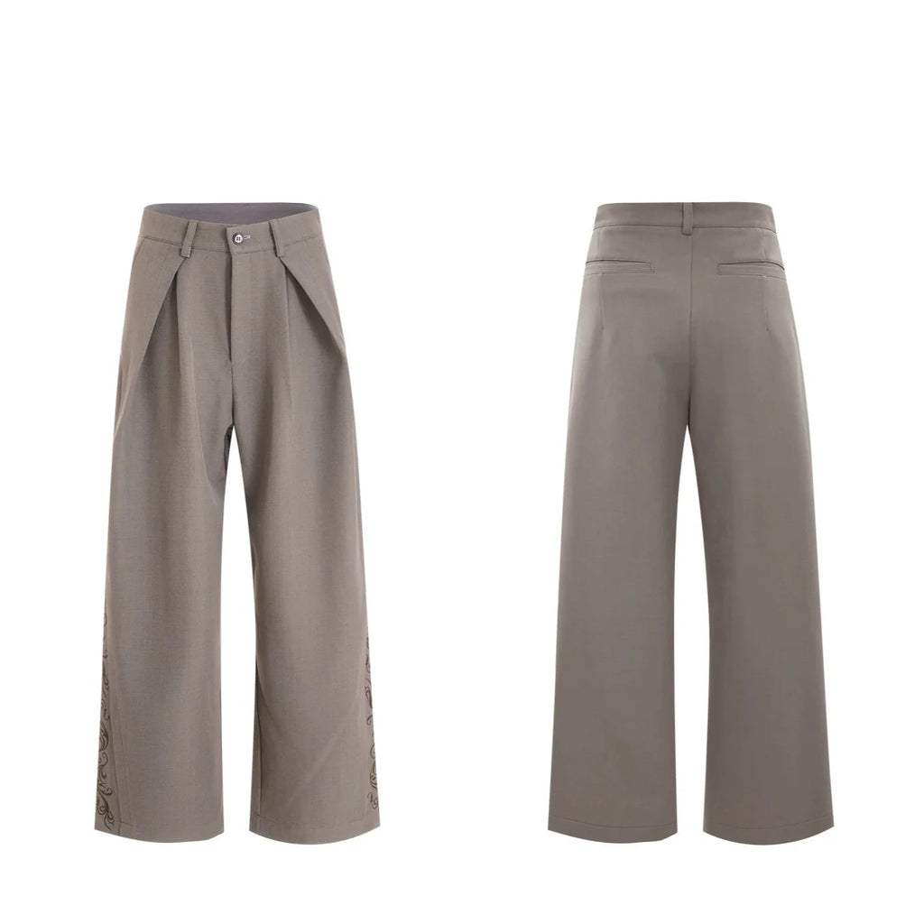 【25s Jun.】Palace Embroidery Pattern Trousers