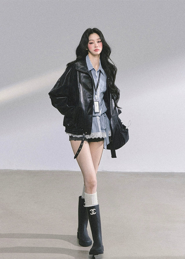 Paris Noire Moto Couture Jacket