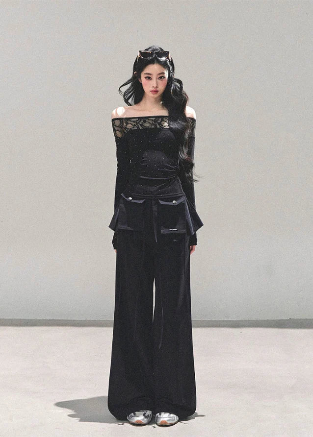 Afterwarmth Lace Off-Shoulder Top