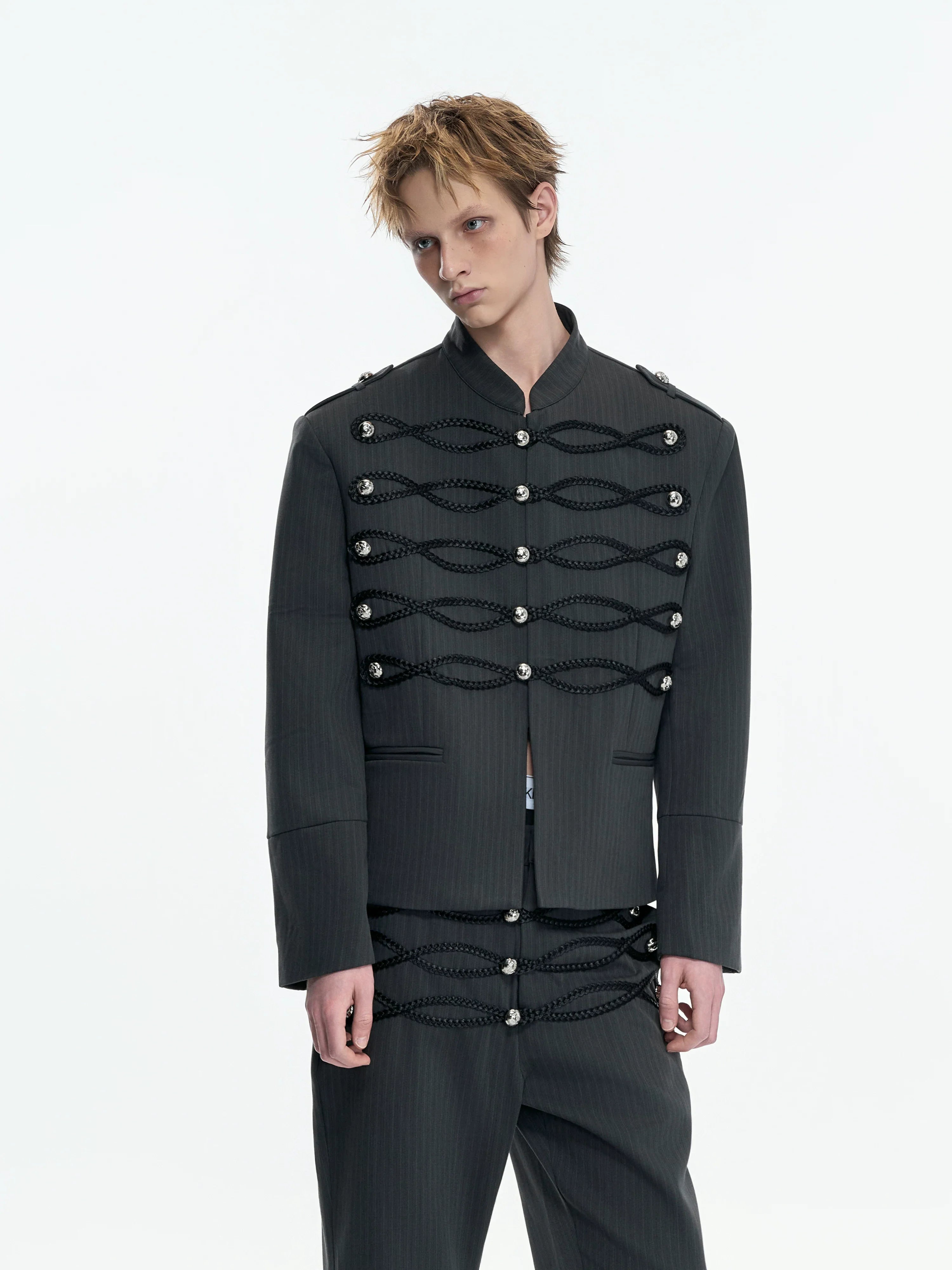【26s Apr.】Napoleon Braided Metal Button Jacket