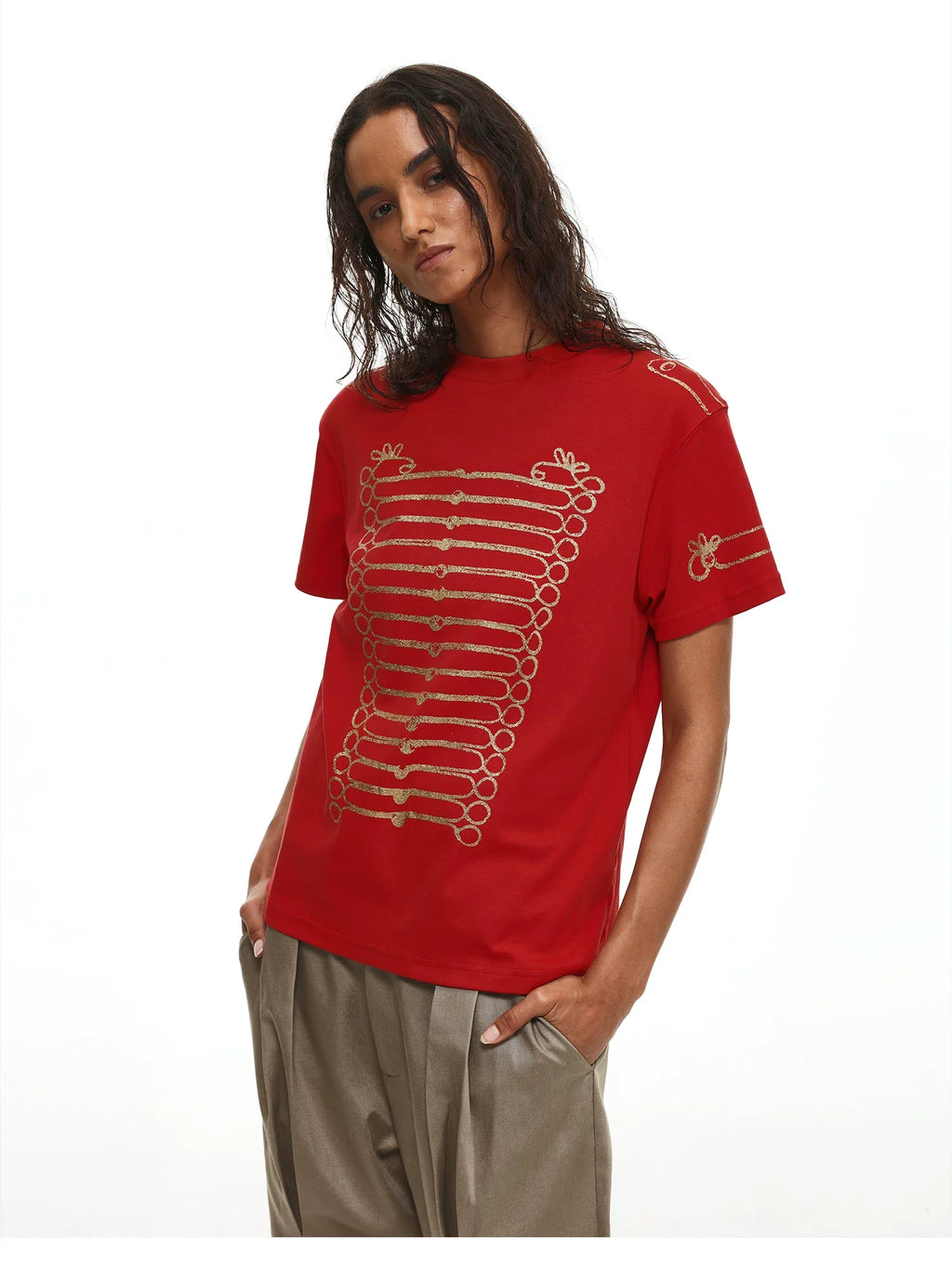 【26s May】Napoleonic Court Printed Slim Tee