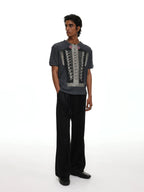 【26s May】Napoleonic Court Printed Cropped Slim Tee