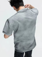 Hand-Painted Gradient Shoulder Tee