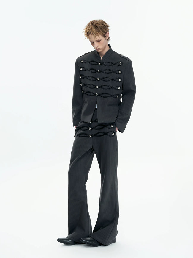 【26s Apr.】Napoleon Braided Metal Button Jacket Hover Image