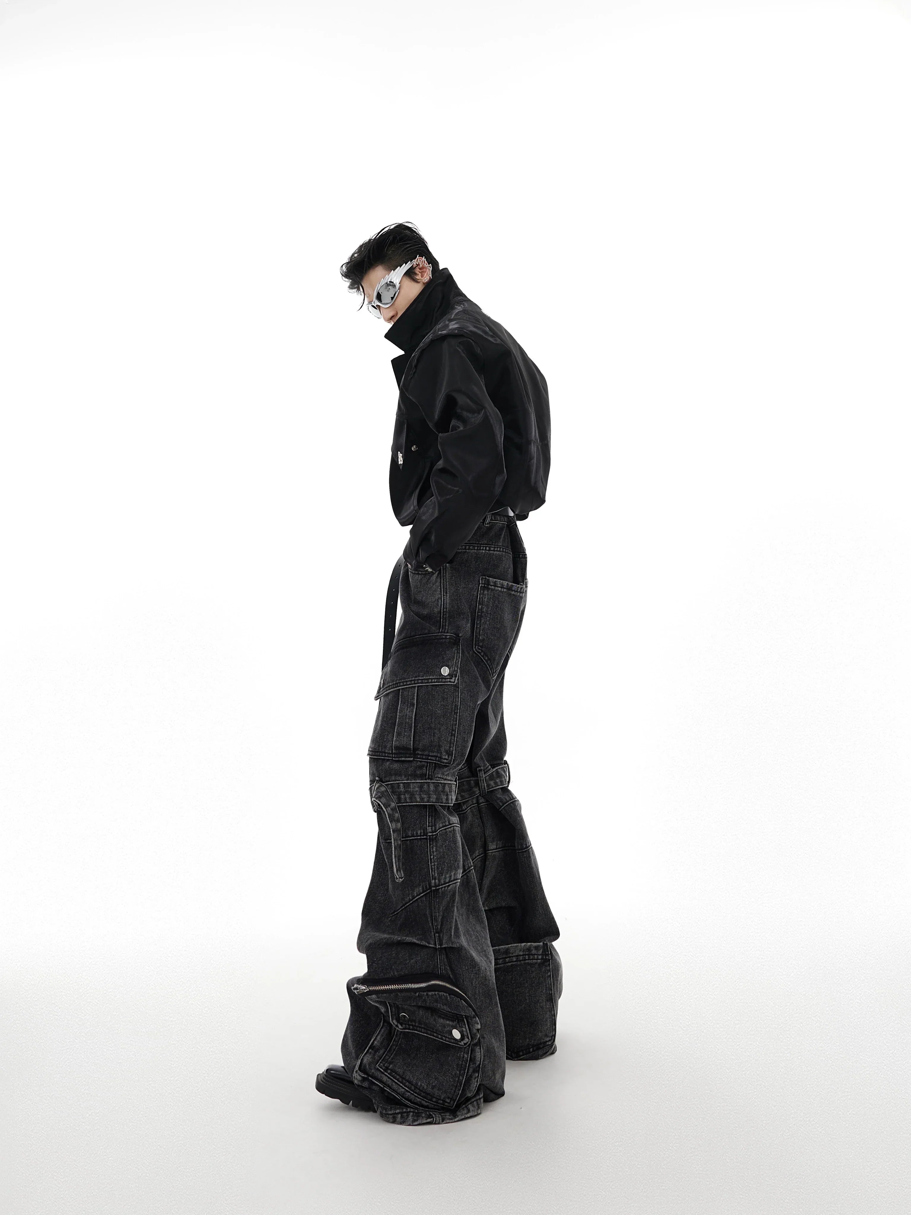 【26s Feb.】Deconstructed Cargo Wide-Leg Denim